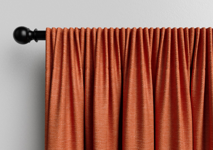 Carron, Tangerine - Made to Measure Curtains - Image 9